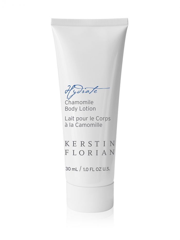 Chamomile Body Lotion Travel Size, Kerstin Florian International, Luxury Skin Care, Essential Skin Care, Anti-aging skin care, Skin Care Essentials, Natural Skin Care, Chamomile, Sweet Almond Oil, Aloe Vera