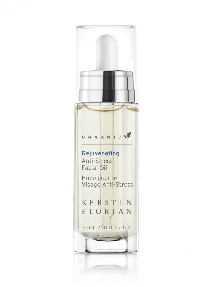 Kerstin Florian Organic Rejuvenating Anti Stress Facial Oil, Kerstin Florian International, Luxury Skin Care, Essential Skin Care, Anti-aging skin care, Skin Care Essentials, Natural Skin Care