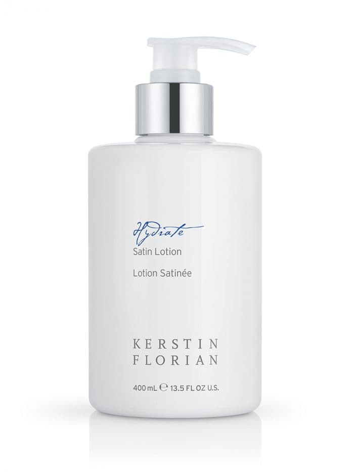 Satin Lotion, Kerstin Florian International, Luxury Skin Care, Essential Skin Care, Anti-aging skin care, Skin Care Essentials, Natural Skin Care, Shea Butter, Jojoba, Aloe Vera, Vitamin E